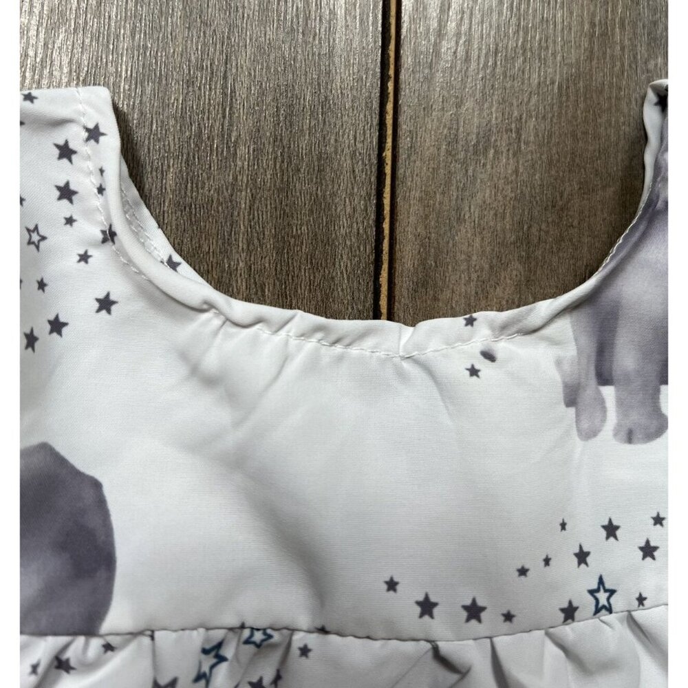 Lovely Crown Elephant Flutter Swing Dress - Picture 5 of 8
